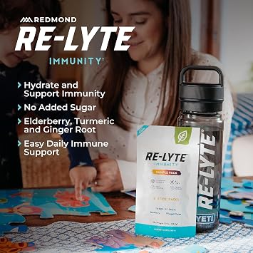 REDMOND Immunity Multivtiamin Supplement Mix (3 Pineapple Orange, 3 BlackBerry) Stick Bundle