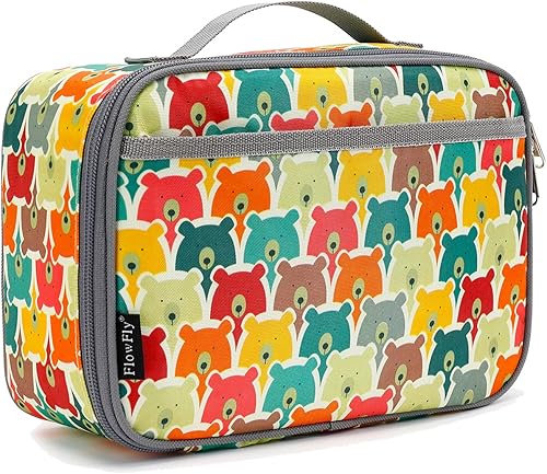 Bolsa térmica Flowfly para lonchera minibolsa con aislamiento para la vuelta a la escuela para niño y adulto Dibujos animados 2 Bolsa térmica Flowfly para lonchera minibolsa con aislamiento para la vuelta a la escuela para niño y adulto Dibujos animados 2