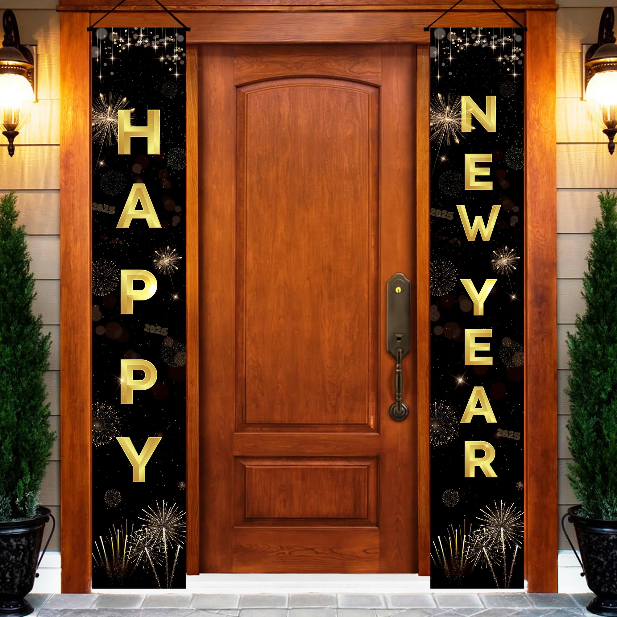 Locker.Ink | Celebrate the Season: Innovative New Year Decoration Ideas for a Memorable 2025 HOMDAILY Happy New Year Banner