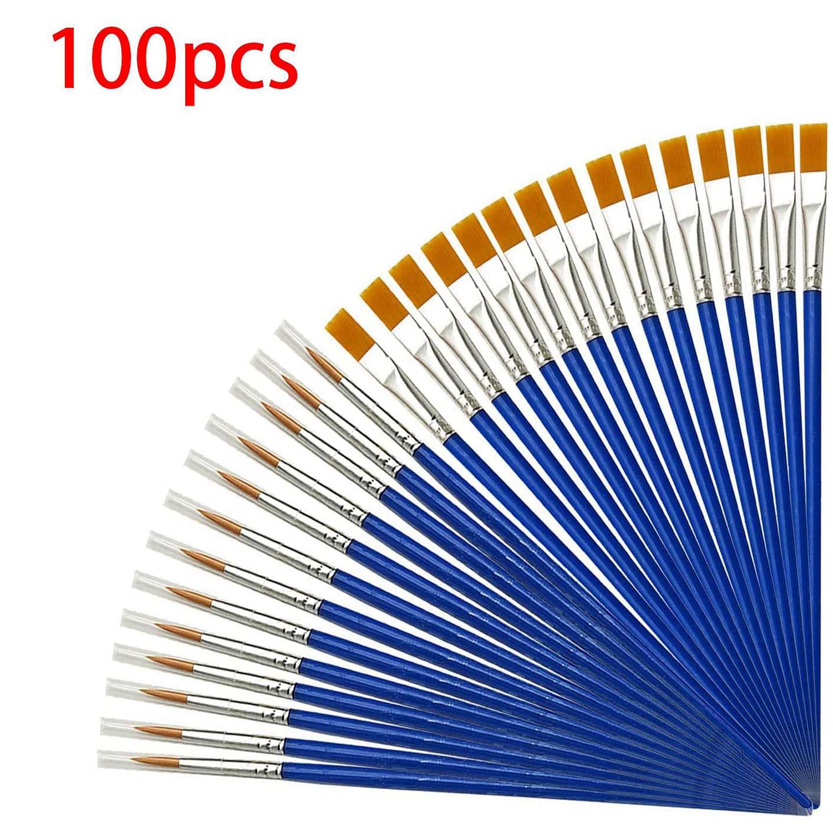 2000 Pieces Séries Des Pinceaux Ensemble pour Aquarelle Peinture à L' Appartement + Brosse Pointue pour Le Du Corps Clou Artisanat