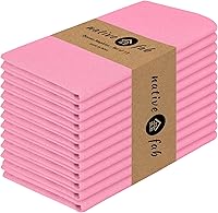 Vista 9 de Native Fab Blue Cloth Napkins, 4 Pack, 100% Cotton, 17x17 Inches, Heavy Duty, Soft Texture, Quick Drying, Great for Spring Holidays, Family