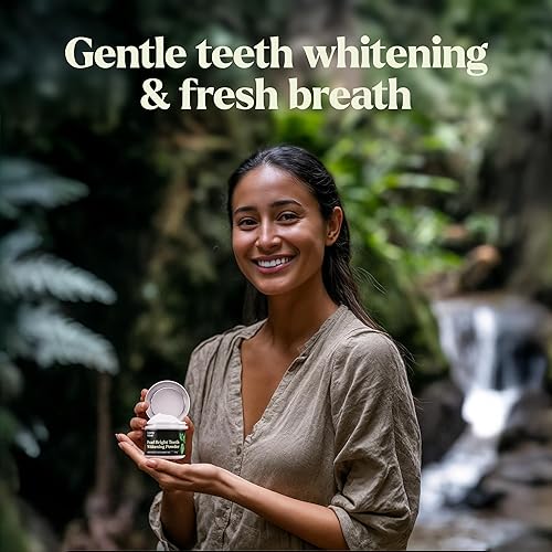 Miniatura 10 de Lagunamoon Pasta de dientes blanqueadora de carbón para dientes sensibles, reparación de esmalte, protección de caries, pasta de dientes natural