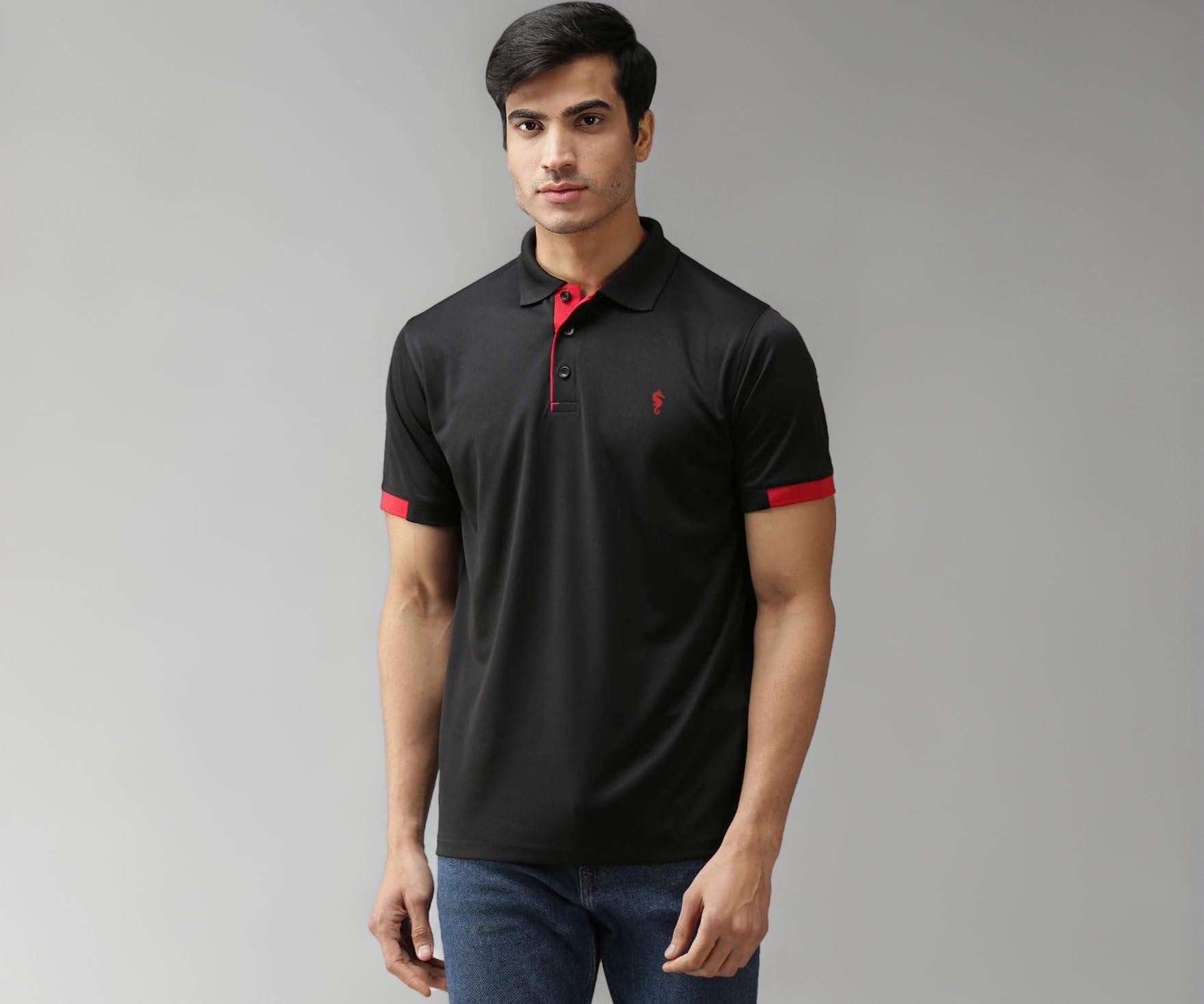 Polo Collar T-Shirt for Men | Polyester Half Sleeve Stylish Casual Wear | Regular & Dry Fit | Summer Tee.