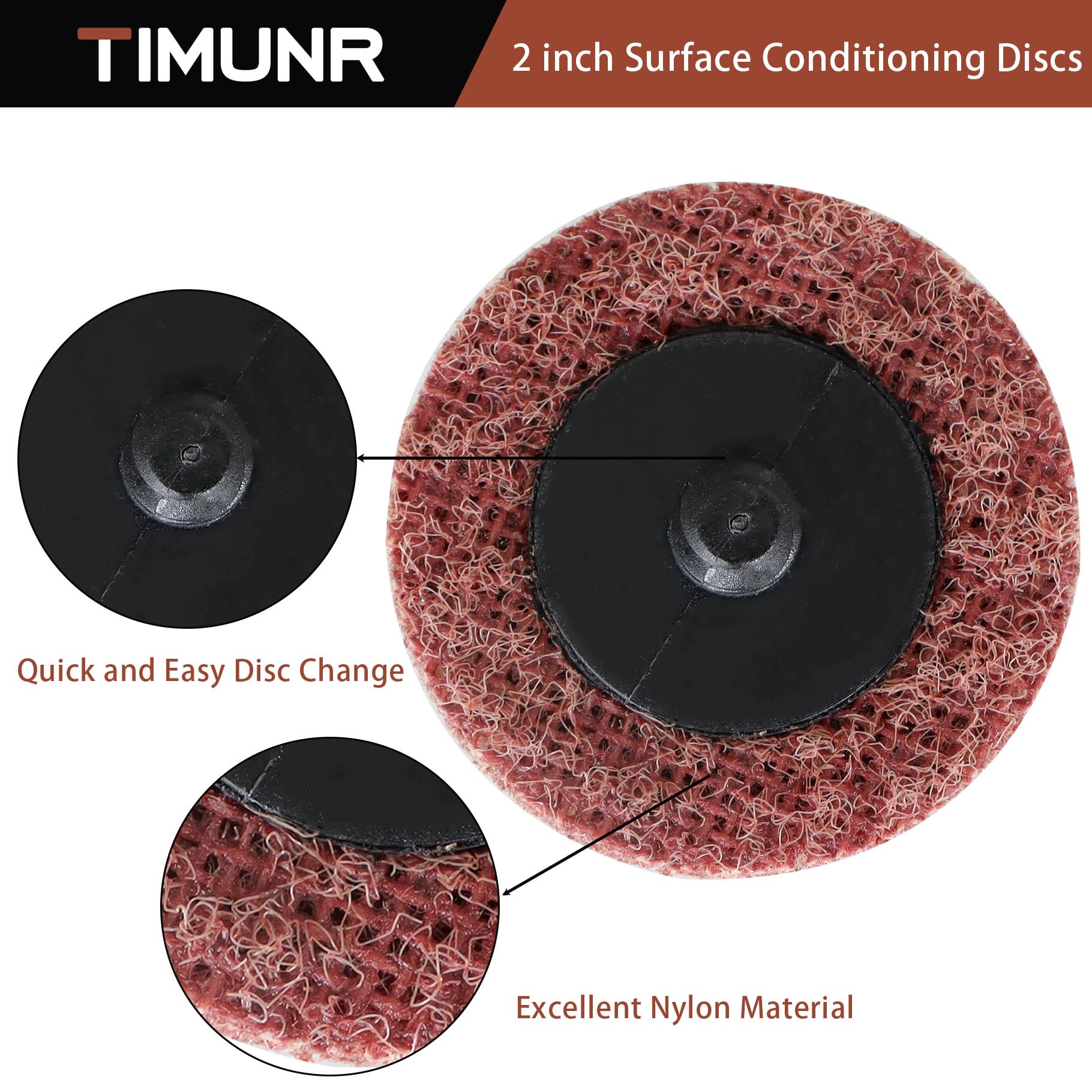 50 Sanding Discs - 2 Inch Quick Change -3