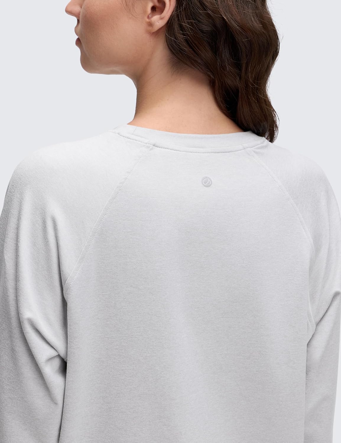 CRZ YOGA Cloud Jersey Pullover Sweatshirt for Women Long Sleeve Soft Casual Crewneck Tops Basic Workout Fall Shirts - Image 3