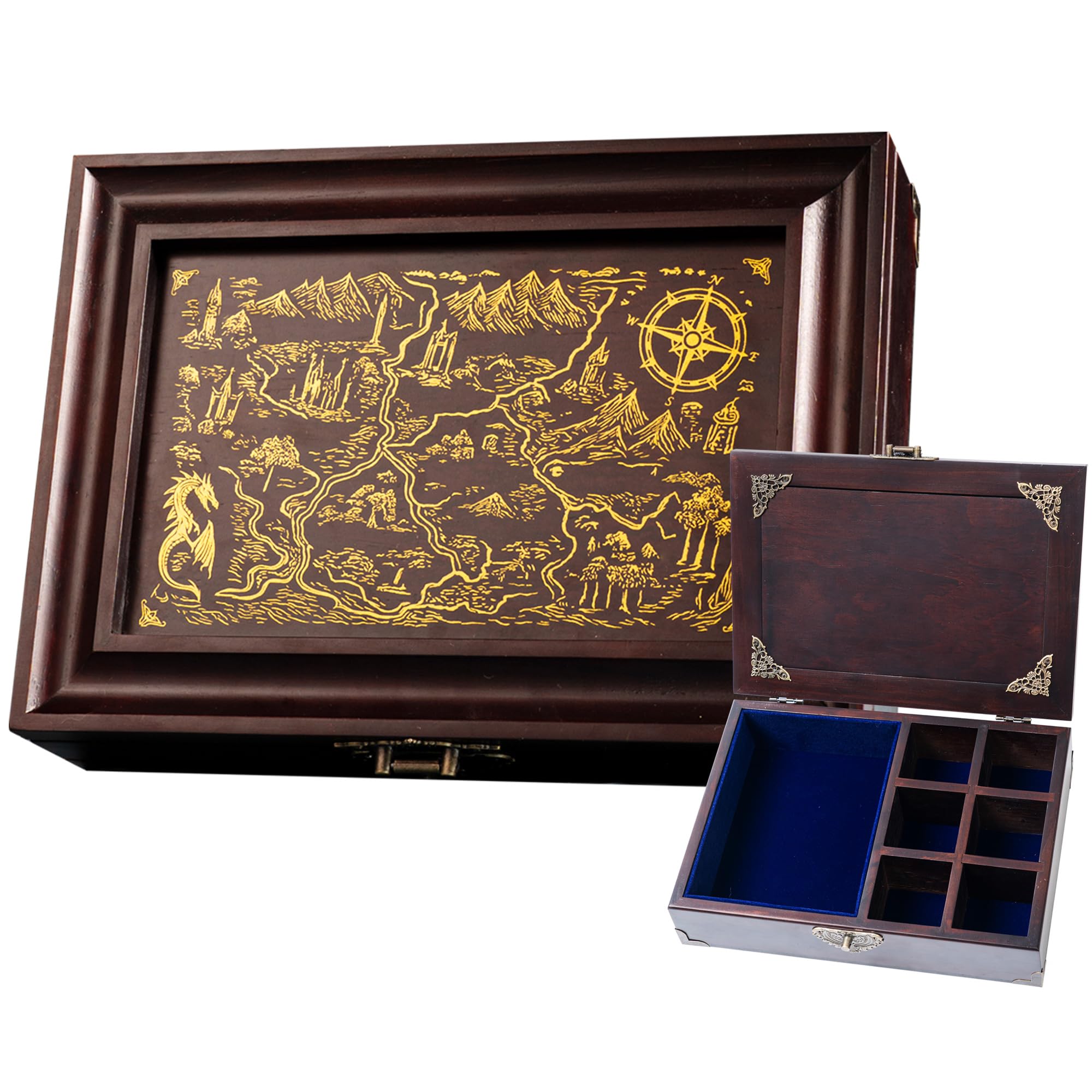 Soar Forge Vintage Dice Tray & Rolling Box