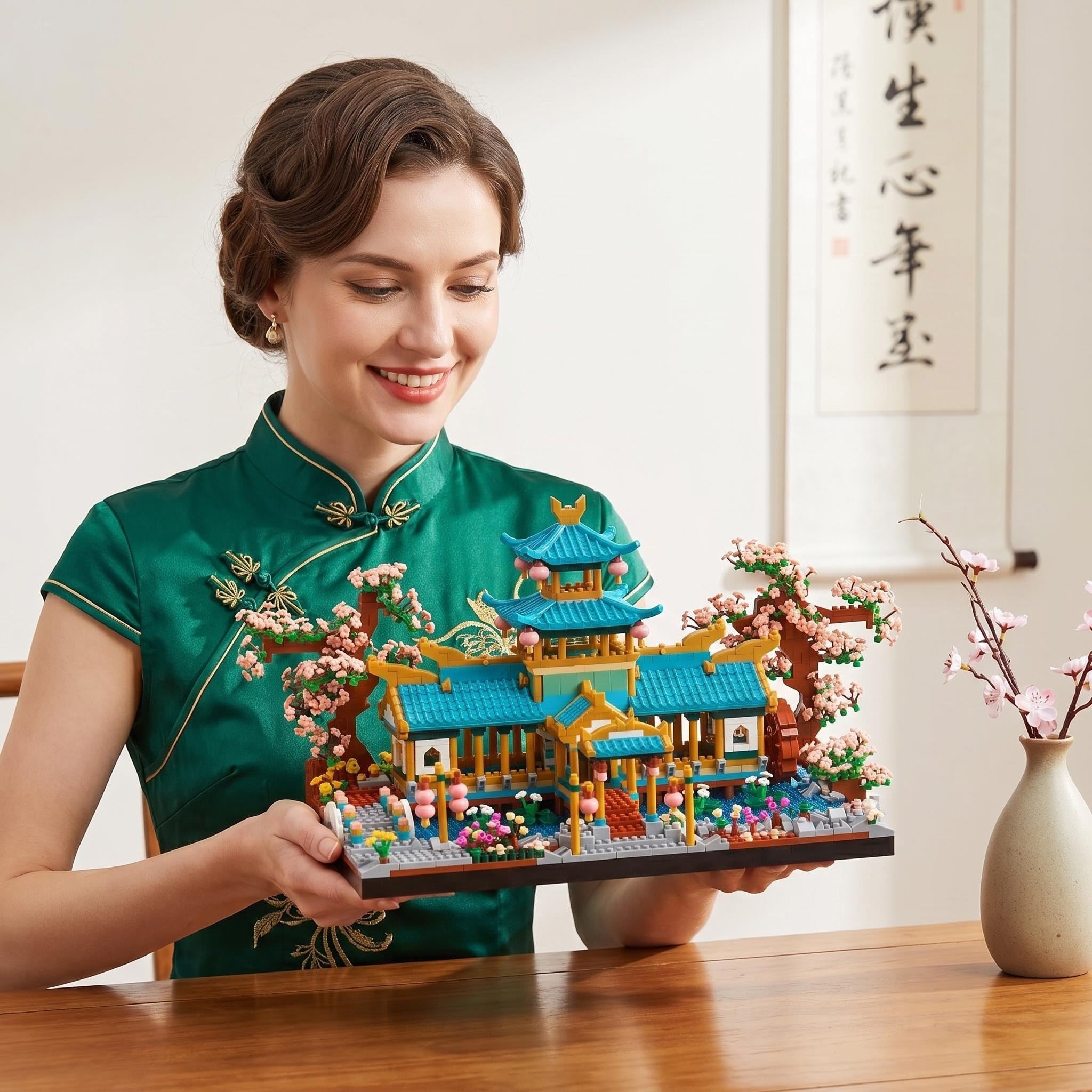Amazon.com: JXRLMB Chinese Classical Suzhou Gardens Micro Building