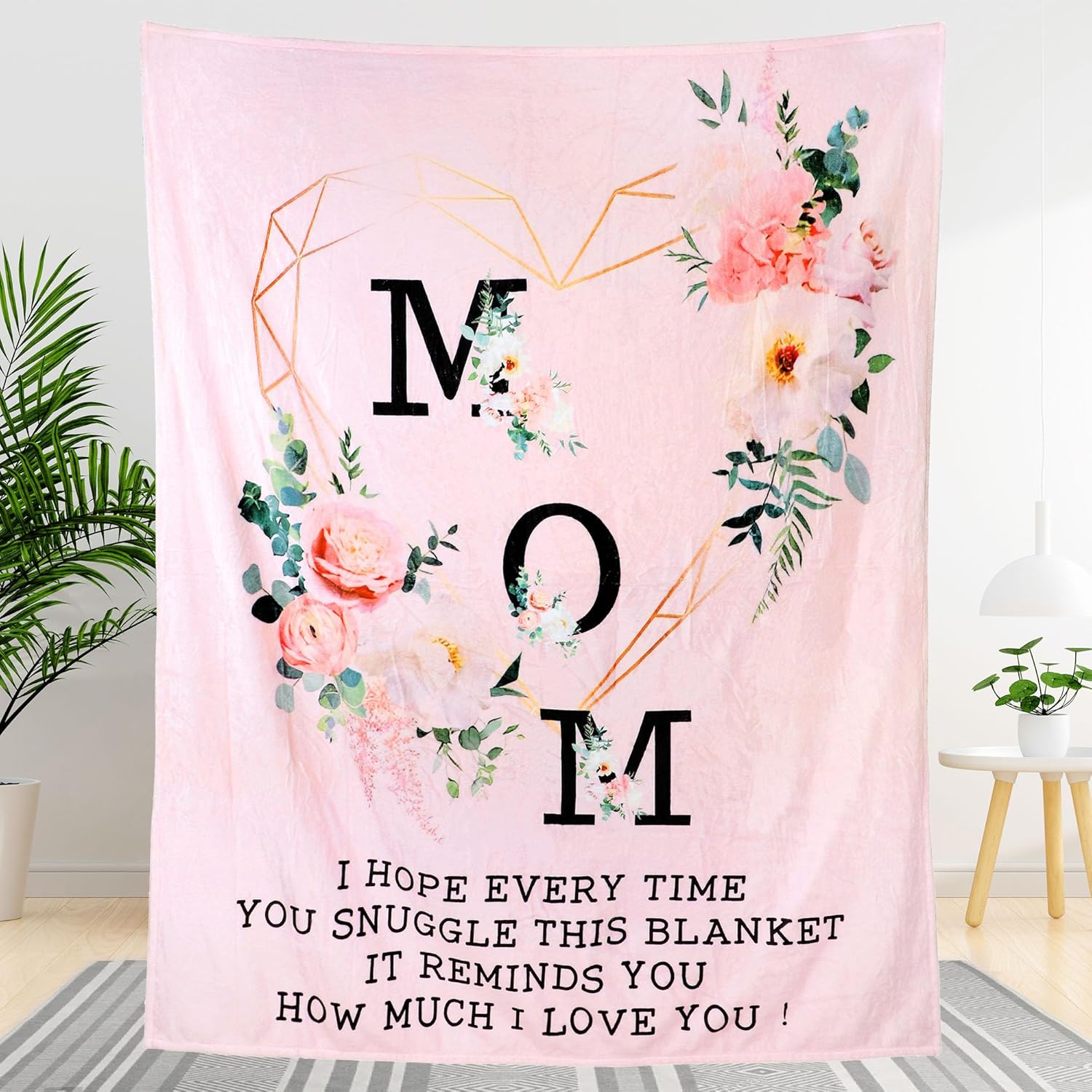 Soft Throw Blanket for Mom Best Birthday Gifts for Mom, Mom