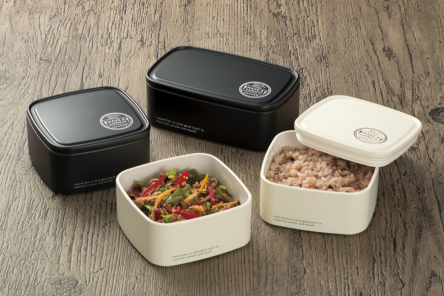 Amazon 宮本産業 弁当箱 パックランチ ハブ・ア・ランチ L ブラック 430ml 弁当箱 オンライン通販