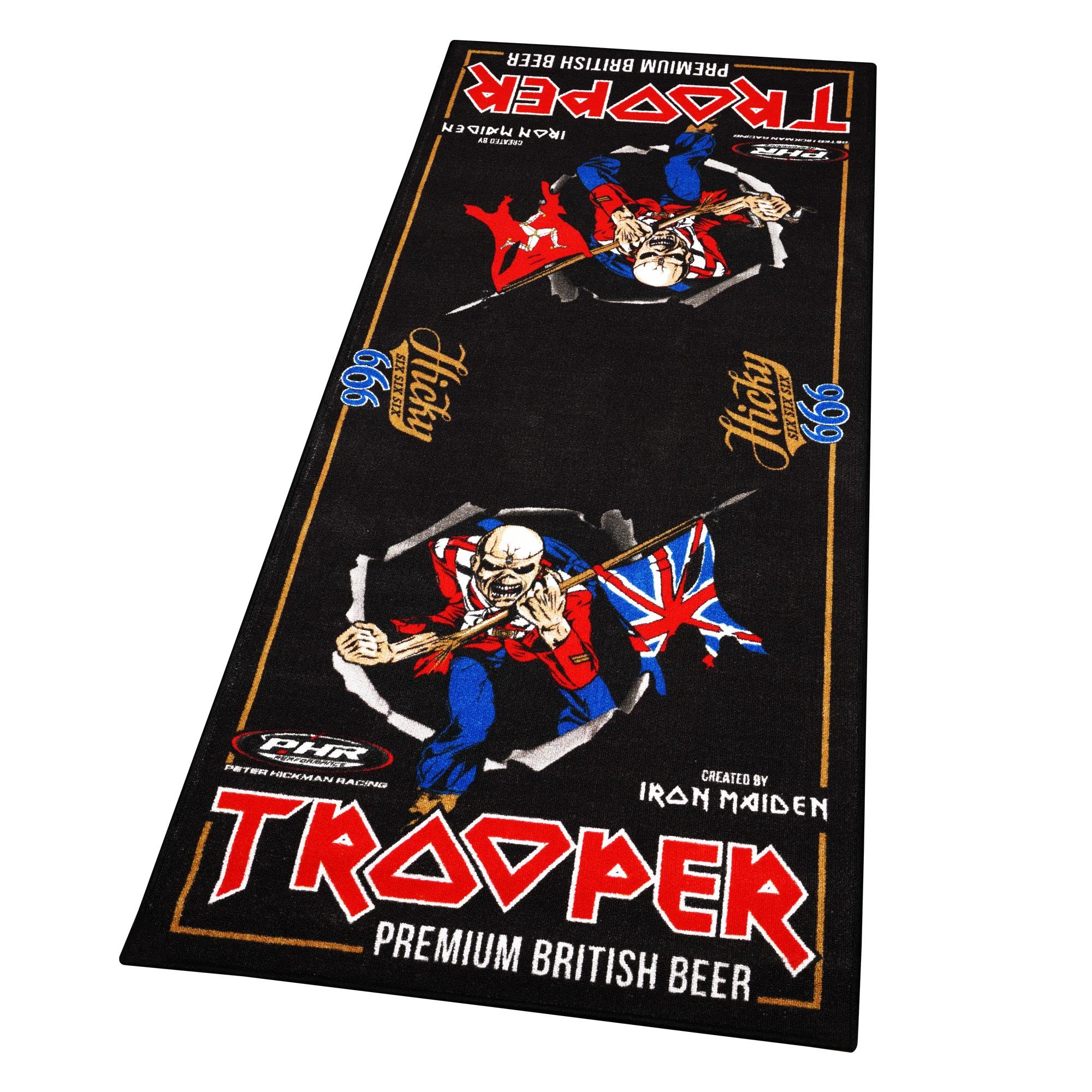 BIKETEK Tapis environnemental Moto Ltd Edition Iron Maiden Trooper Hickman Neuf