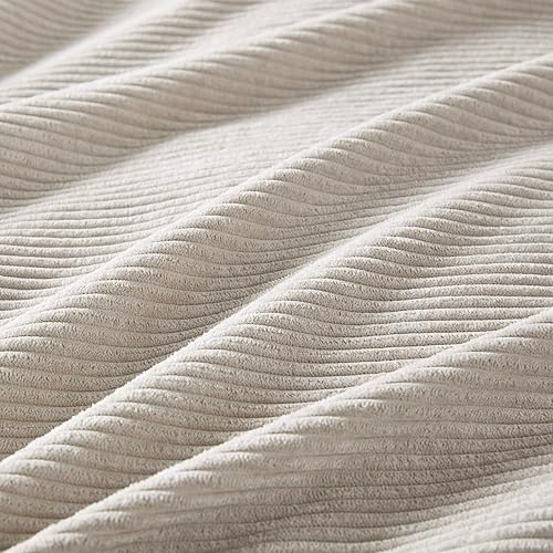 Miniatura 11 de Madison Park Andes - Juego de edredón de pana acogedor, textura de tubos, detalle de botón rústico, estilo de vida de cabaña, alternativa al plumón,