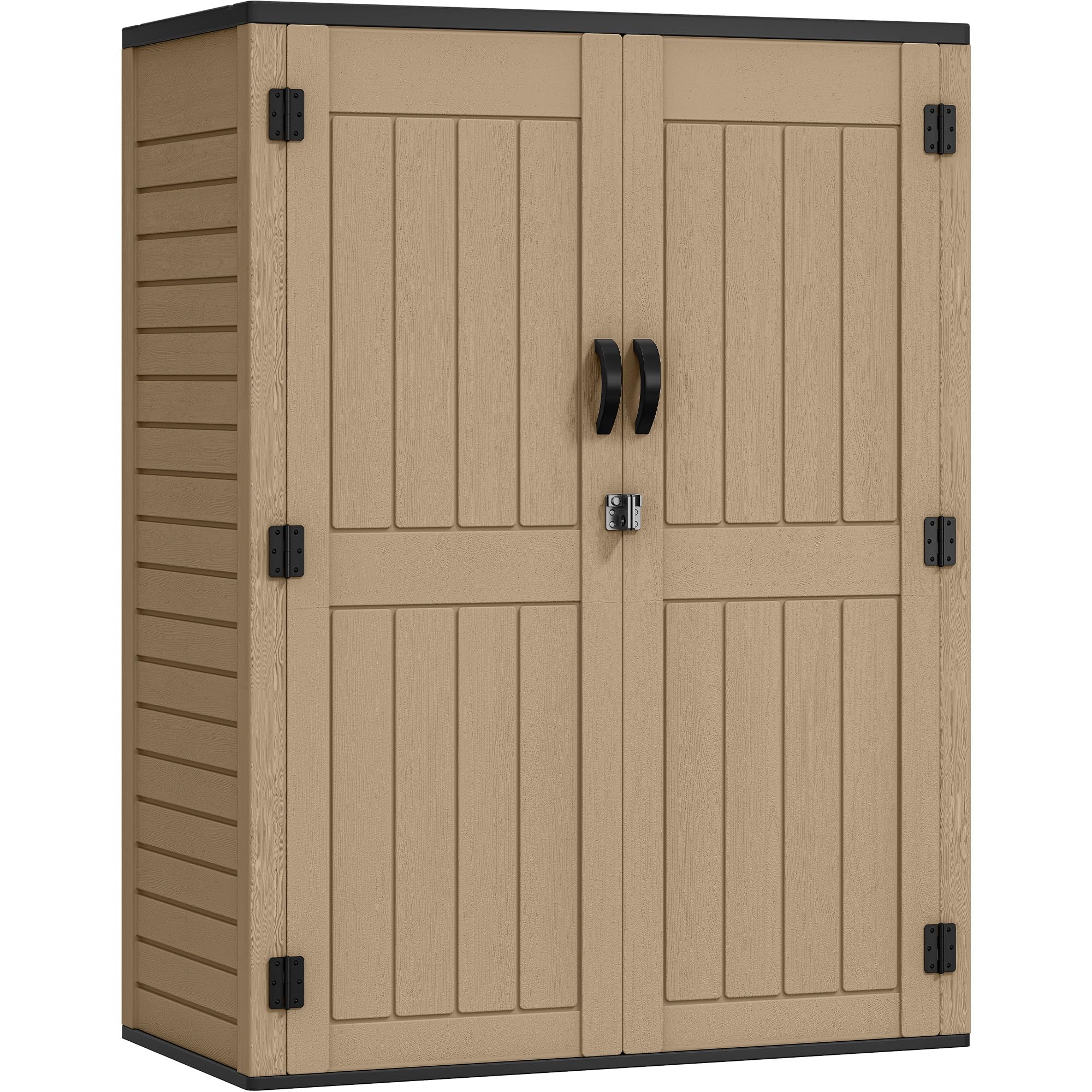 YITAHOME 59 Cuft Tall Resin Shed