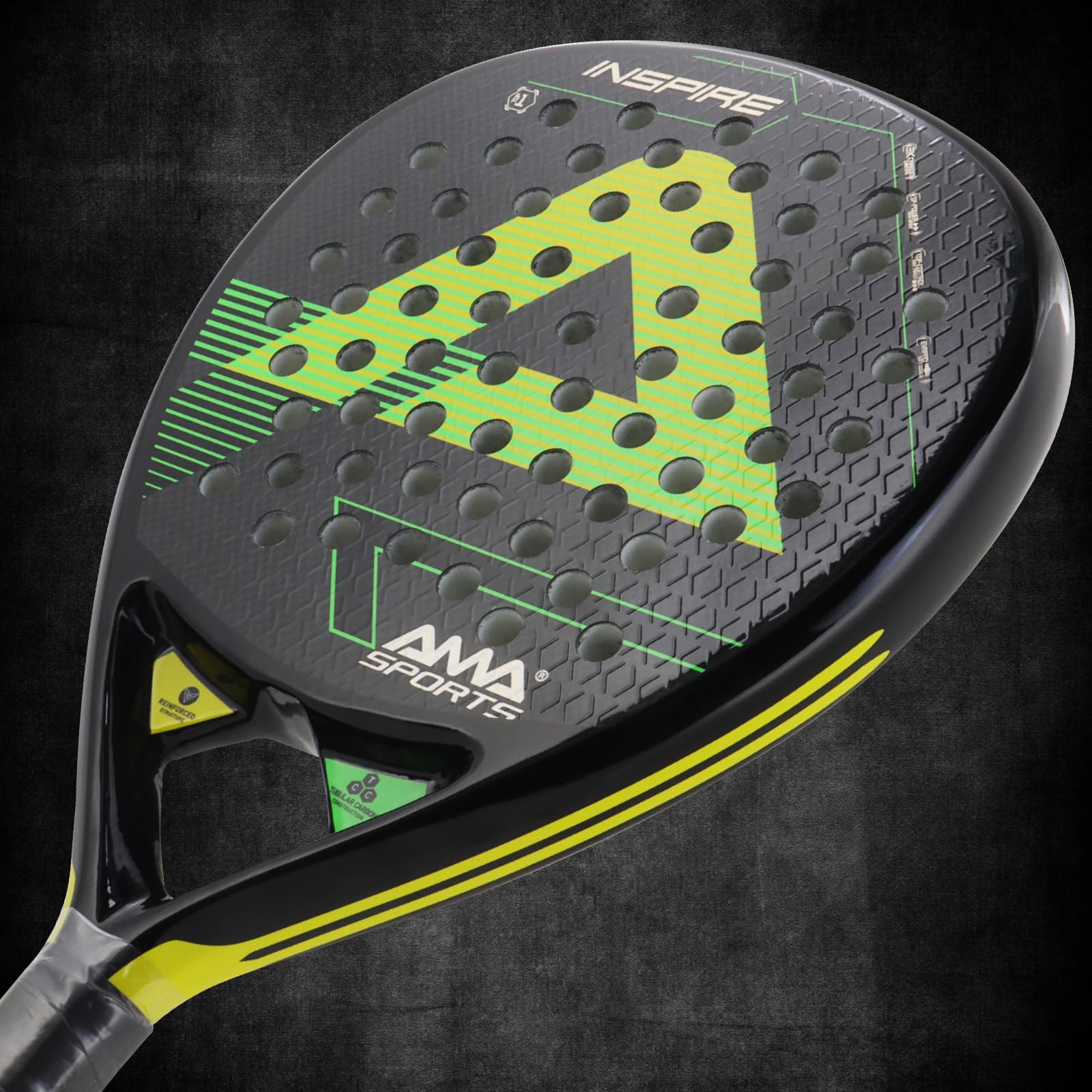 Armani Sport Padel Racket Snapklik.com : AMA SPORT Padel Racket 3K Carbon Fiber Surface