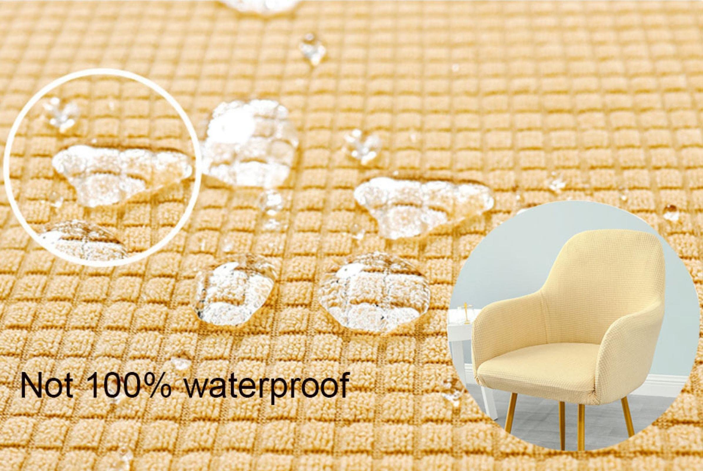 Stretch Armleuningen Eetkamerstoel Hoes Hoezen, Hoge Rug/leuning 2/4/6 PCS Grijze Eetkamer Stoelhoezen Fluwelen Wasbare Anti Stof Waterdichte Stoelbeschermer, voor Thuis Keuken Bruiloft (Color : #17