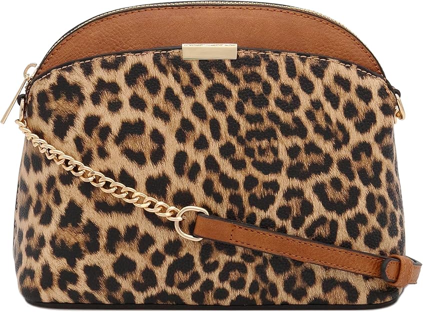 Leopard Paisley Print Dome Crossbody