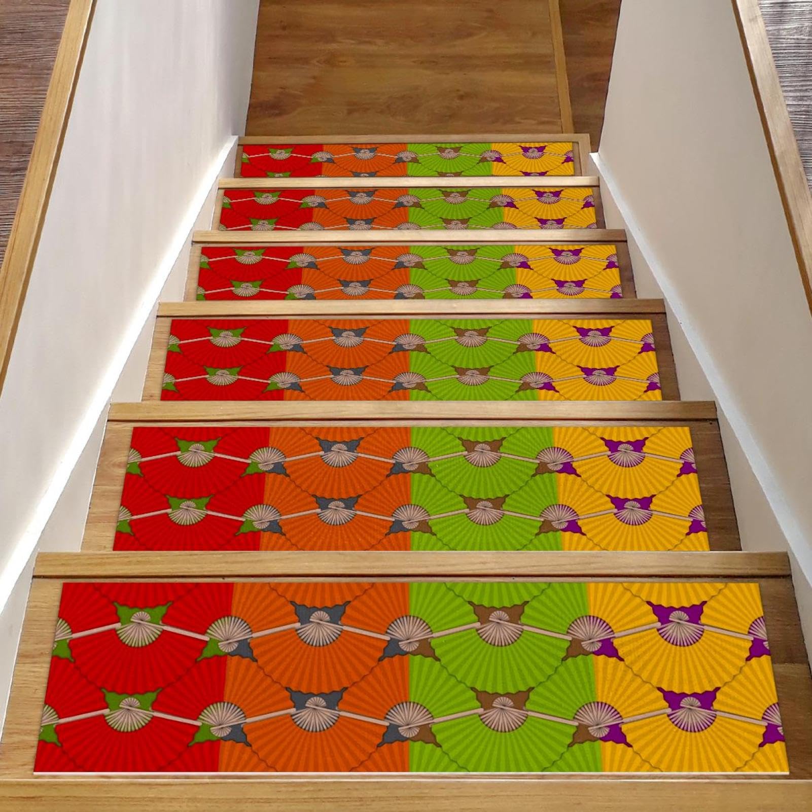 Almohadillas antideslizantes para escaleras: 15 alfombras de 8x30 pulgadas para peldaños tradicionales