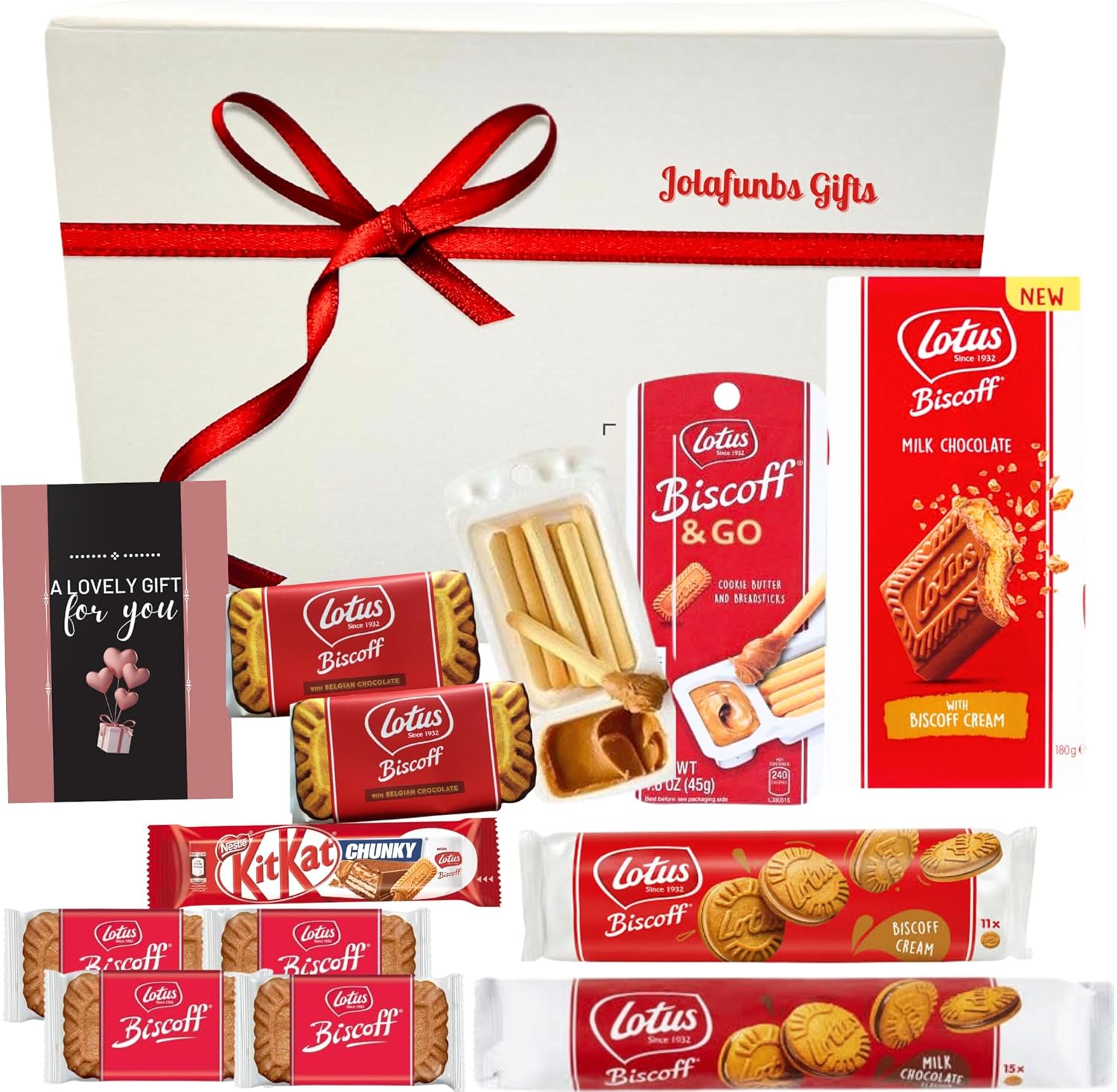 Lotus Biscoff Biscuit Selection Boxes Gift Set Hamper Box From JolafunbsGreeting Card,Belgian