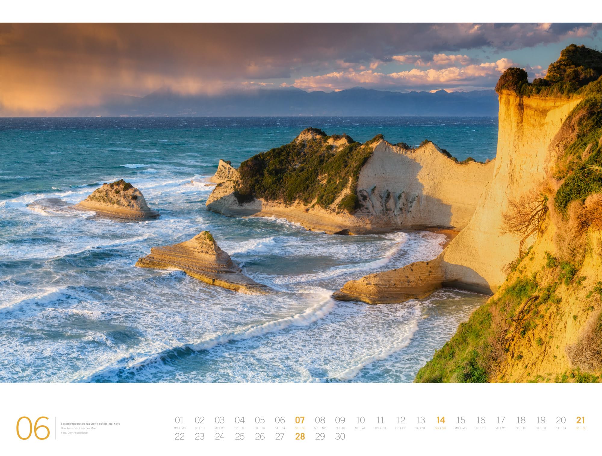 Meer Gallery Kalender 2026 | Außergewöhnlicher Meeres-Kalender im großen Querformat (66x50 cm) | Küste und Strand im Großformat