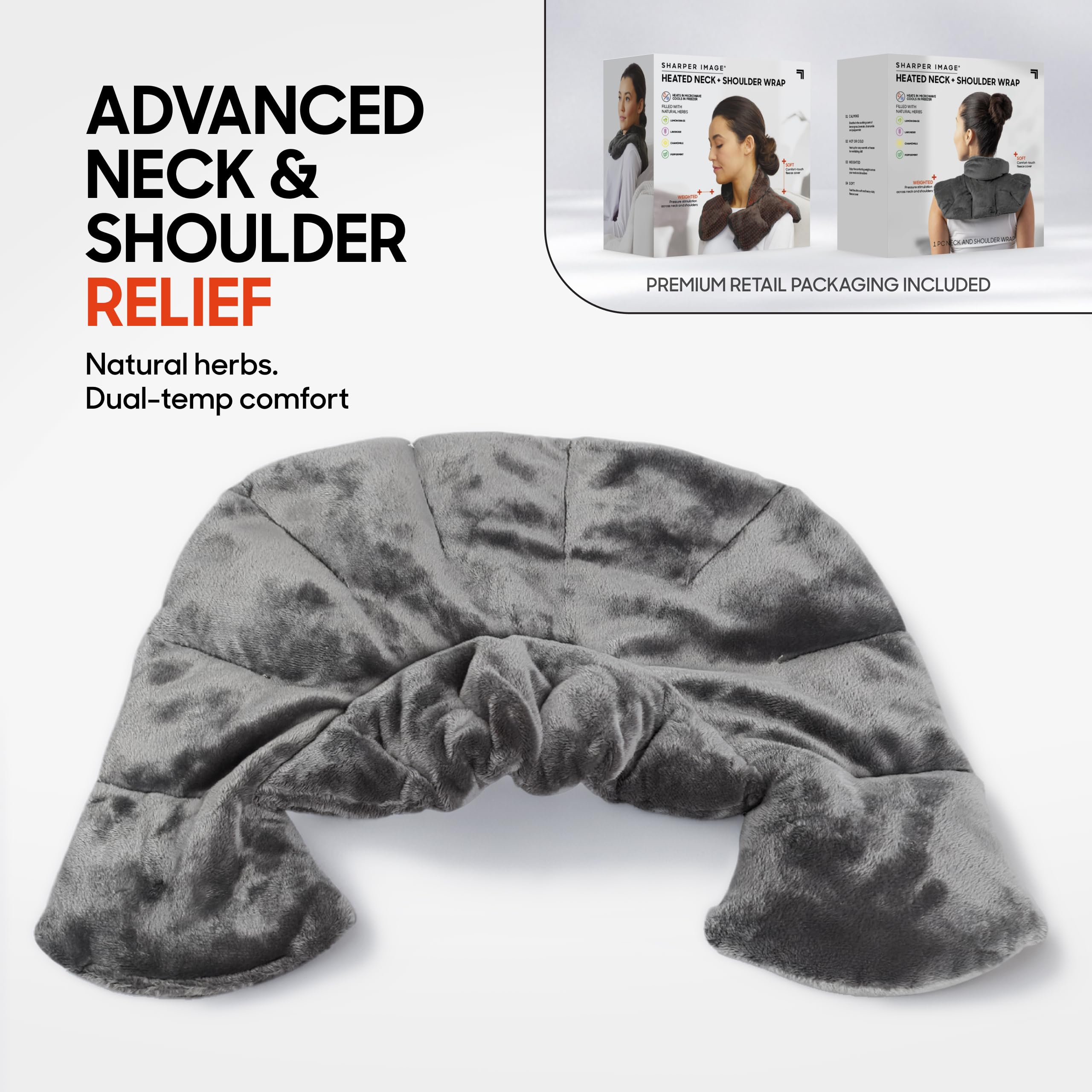 Heated Neck Wrap - Warm & Cooling Therapy -8