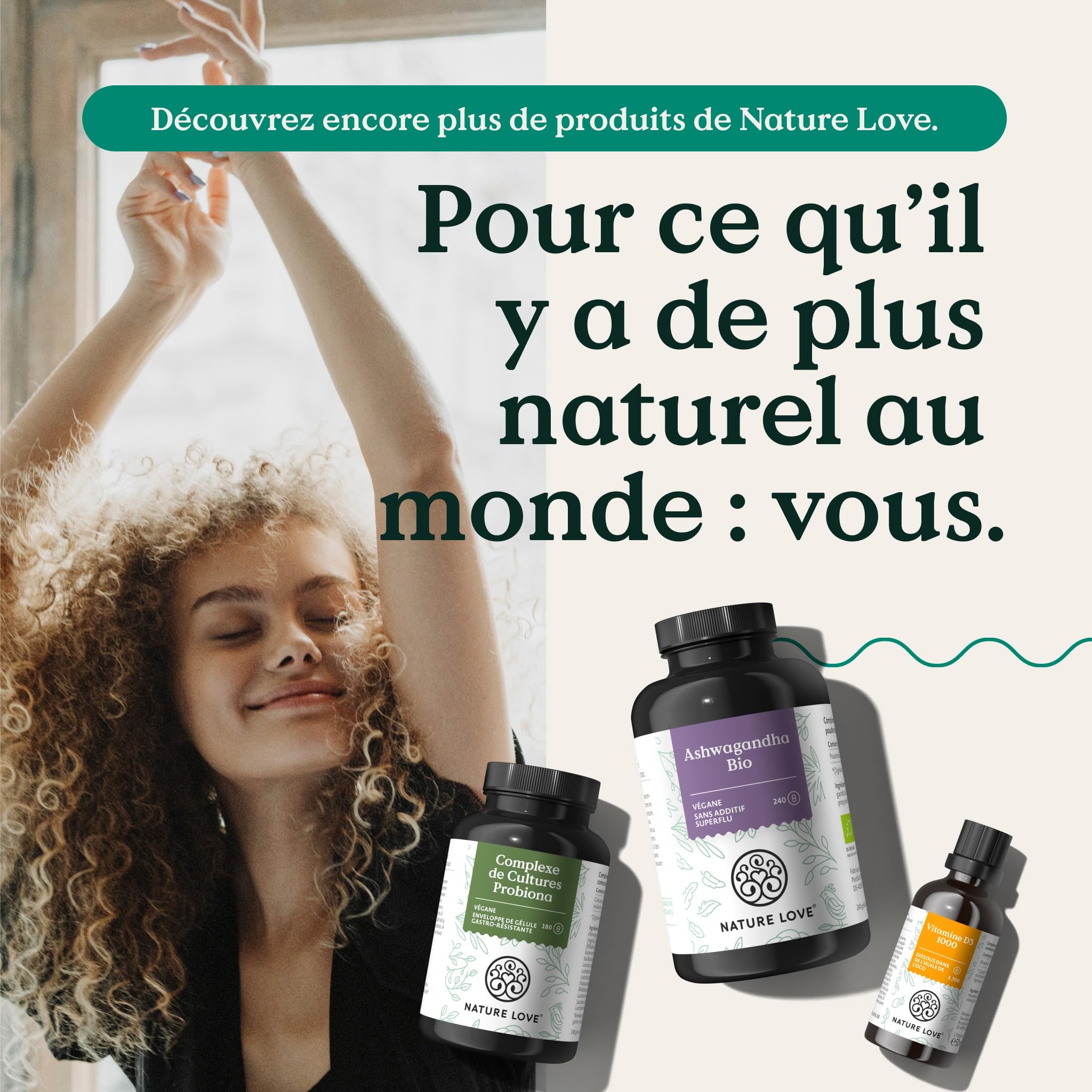 NATURE LOVE® Lions Mane - 180 gélules - hautement dosé, avec extrait 30:1 de 1500mg par dose journalière - 30% polysaccharides, 5% bêta-glucanes - Lion’s Mane - végane, testé en laboratoire