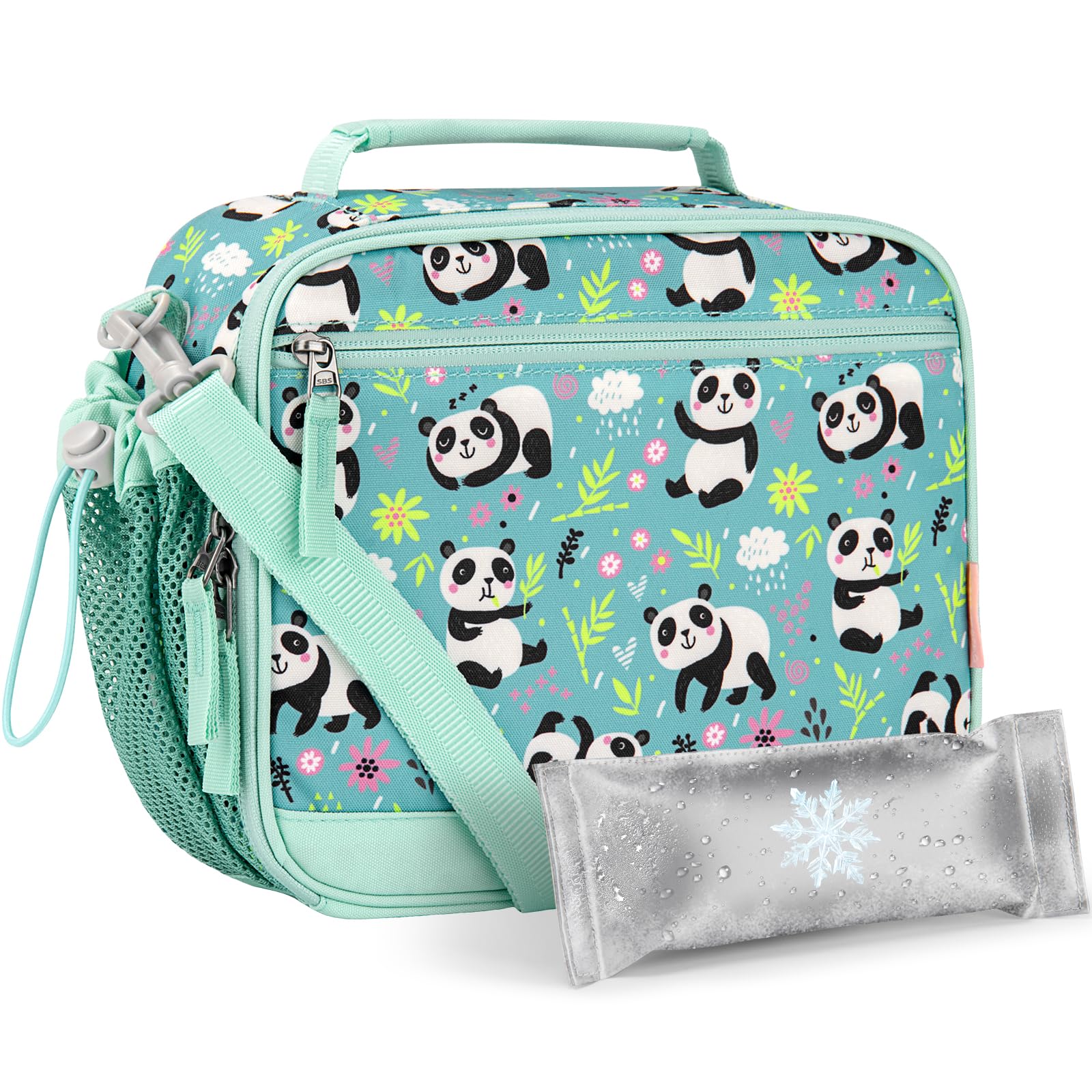 Choco Mocha Panda Lunch Box Kids Lunch Box for Girls Lunch Boxes for School Lunch Bag ice packs