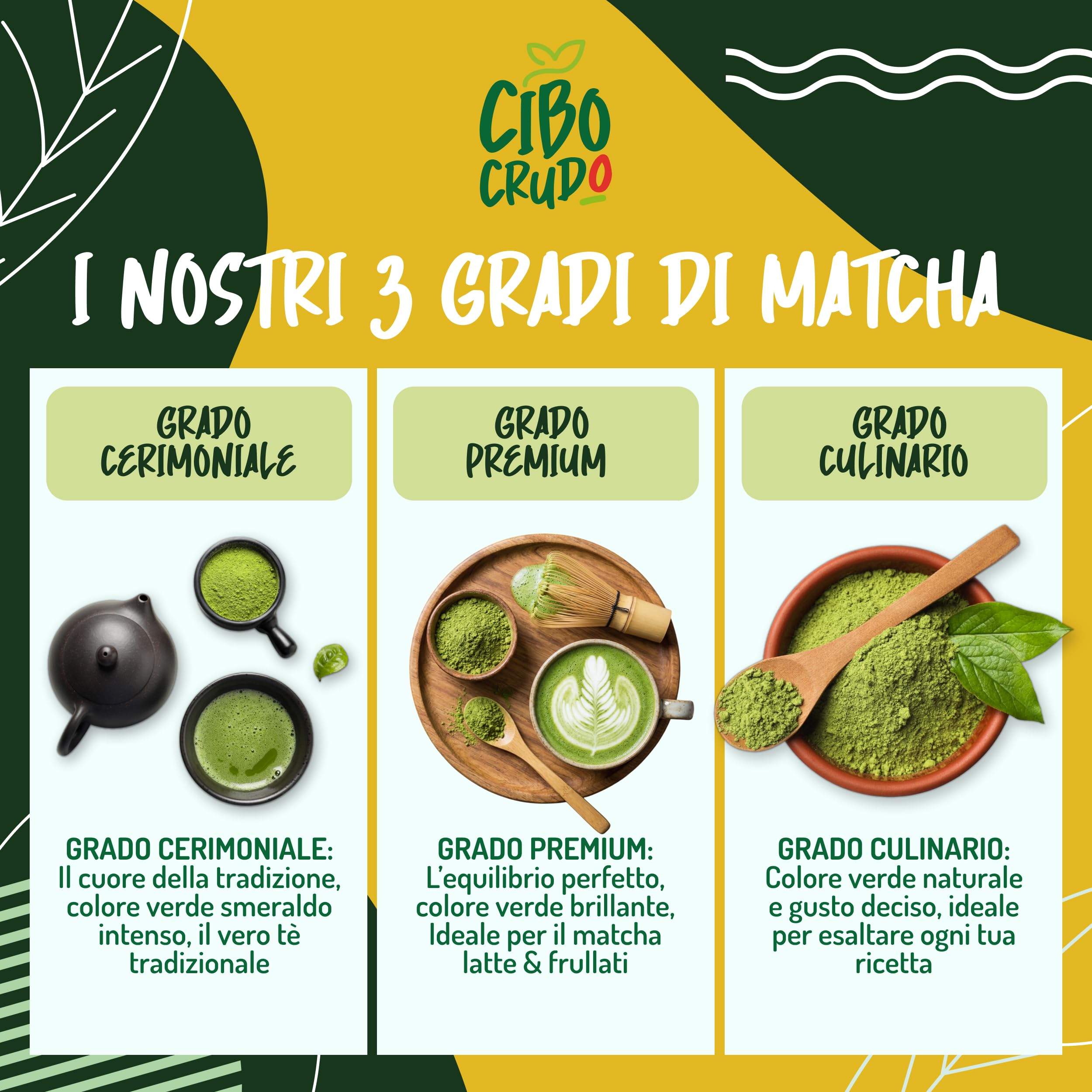 The Matcha Cerimoniale Giapponese e Bio - 100g. Te Verde Matcha in Polvere Biologico per Cerimonia del Tè Matcha Latte o Frullati. Organic Matcha Green Tea Powder.