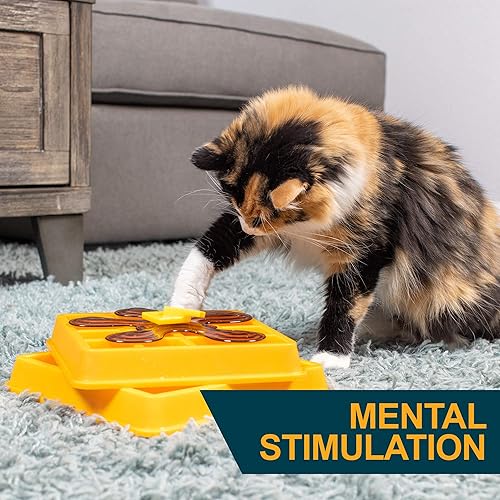 Miniatura 4 de Our Pets Juego de rompecabezas interactivo de gofres, juguetes para perros (rompecabezas para perros, gran alternativa a la alfombrilla de olfateo