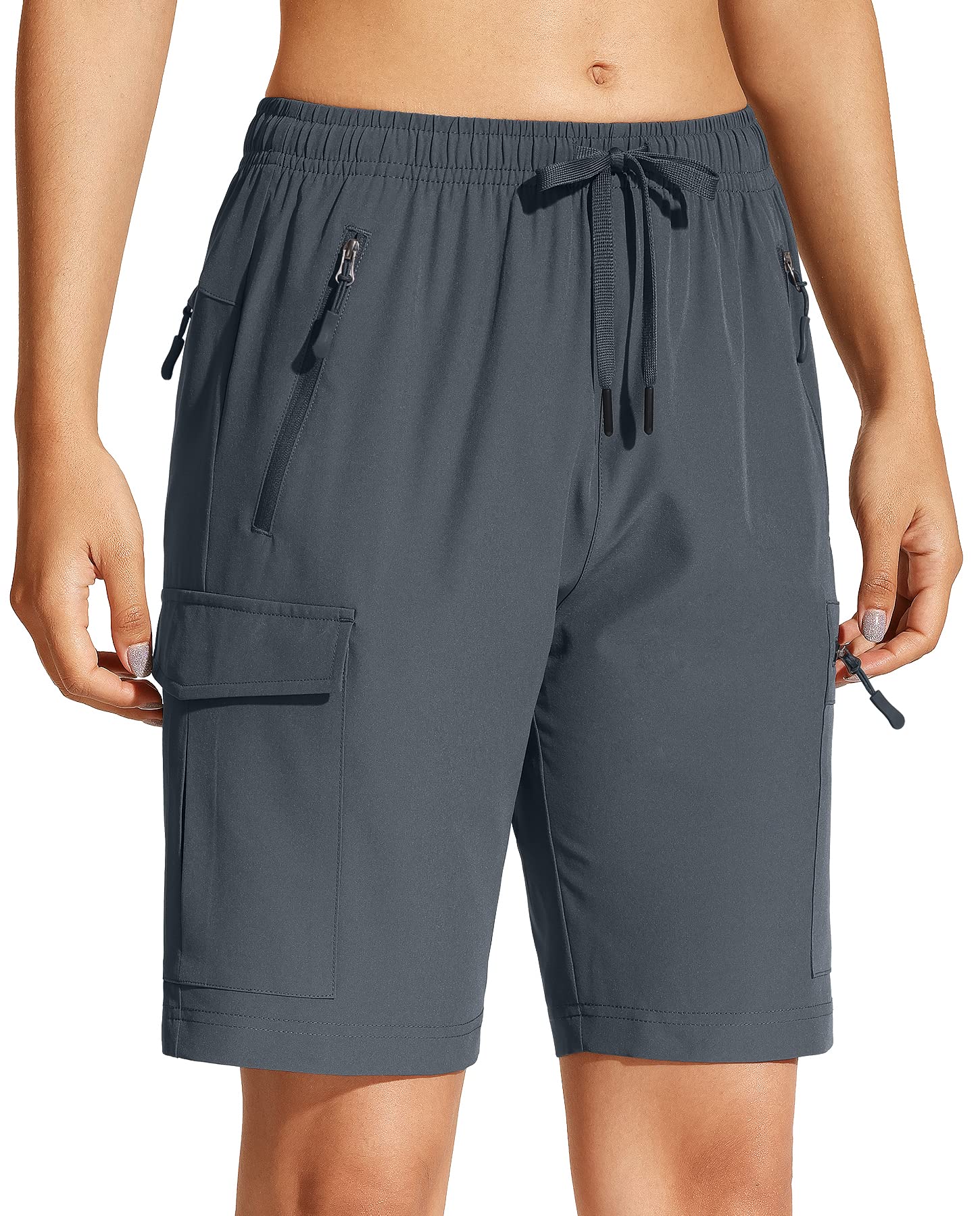 MOCOLY Women's Cargo Shorts Quick Drying Outdoor Hiking