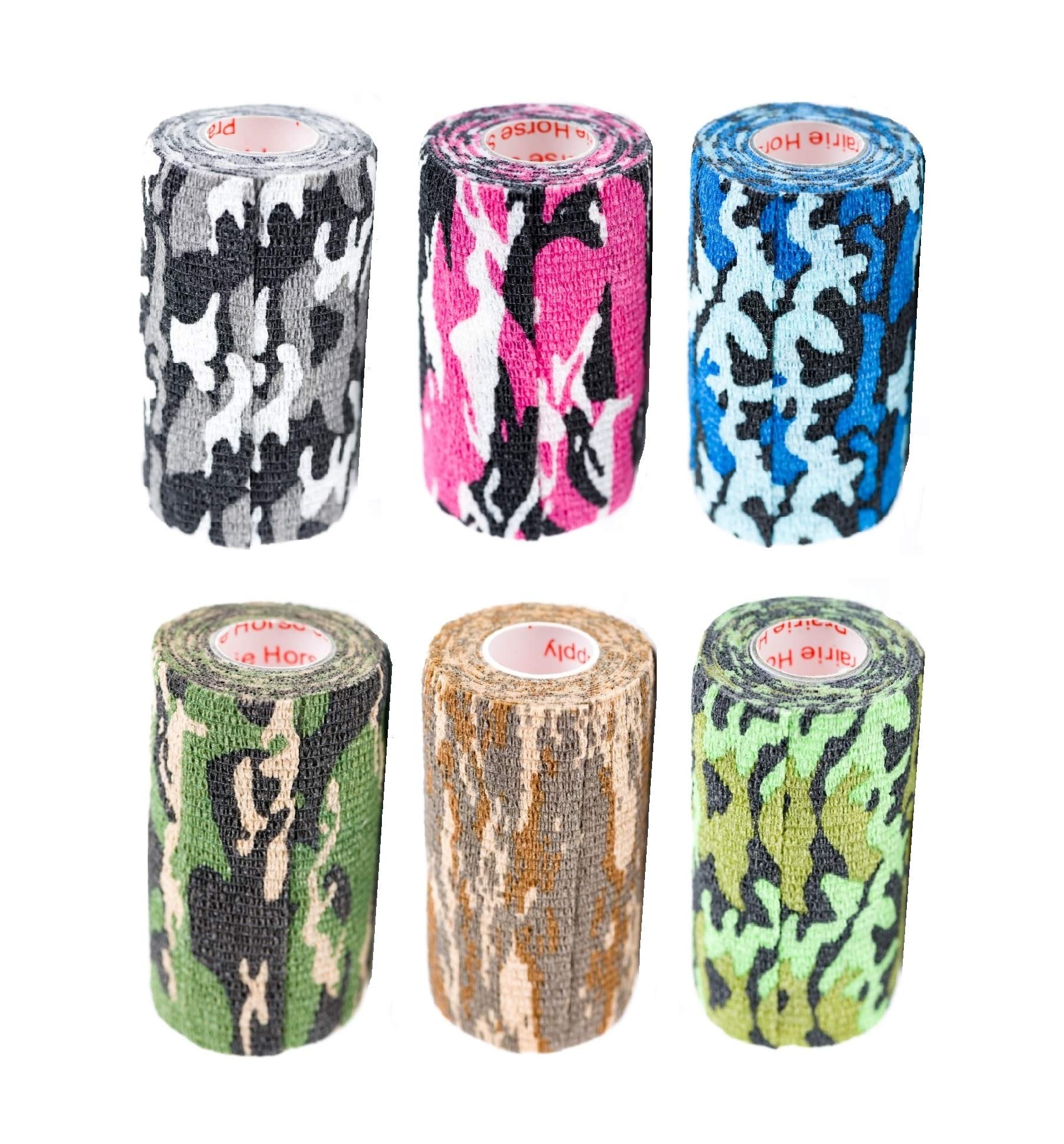 Buy Prairie Horse Supply Vet Wrap Tape Bulk (Assorted Camo Colors) (6