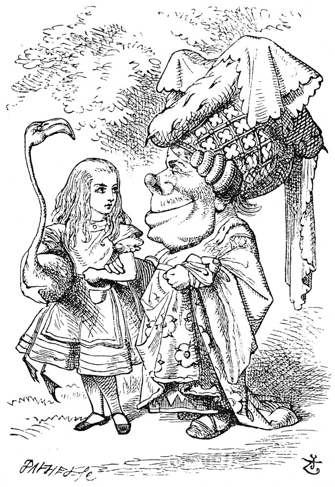 Alice In Wonderland 1865Nalice And The Duchess Illustration By John