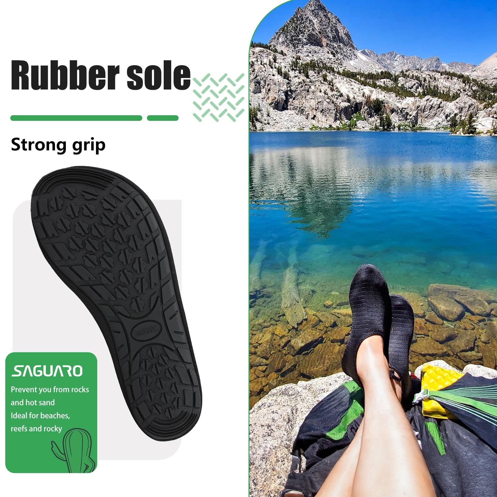 SAGUARO Scarpette da Scoglio Scarpe da Sport Acquatici, Unisex