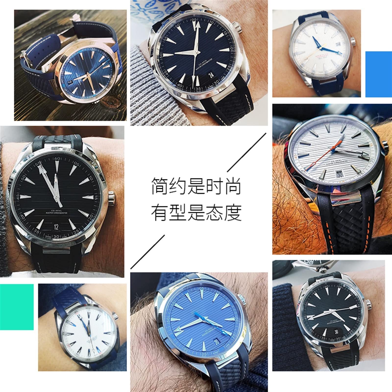 20 mm gumowy pasek do zegarka Omega SEAMASTER 300 AT150 DE VILLE SPEEDMASTER silikonowy pasek zapasowy akcesoria do zegarków