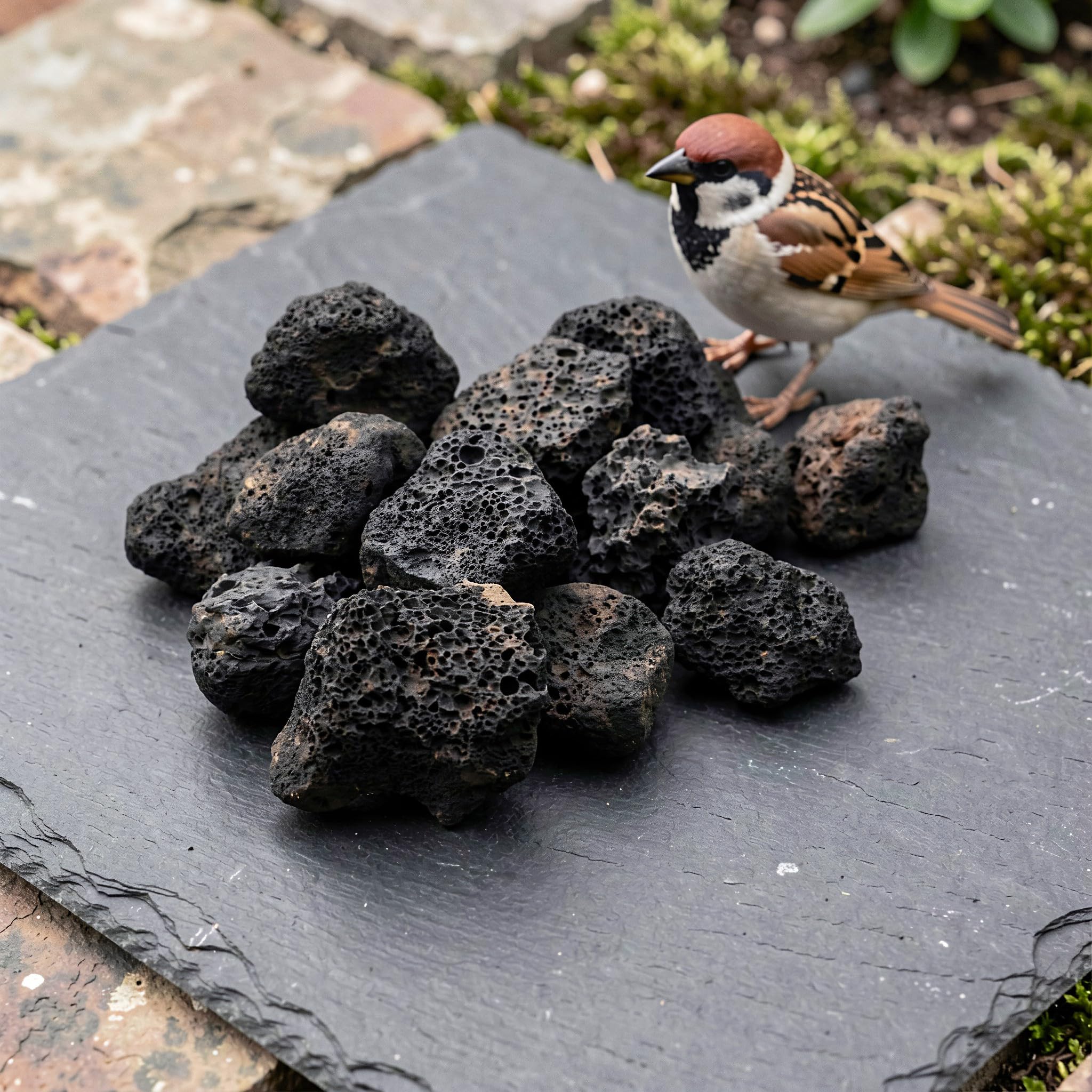 Toyvian 1 de Roches volcaniques de 3,5 cm (1,38 po) pour aménagement | Pierres de lave pour le jardinage, terreau pour bonsaï, roches volcaniques pour remplir les vases, rempotage de cactus,