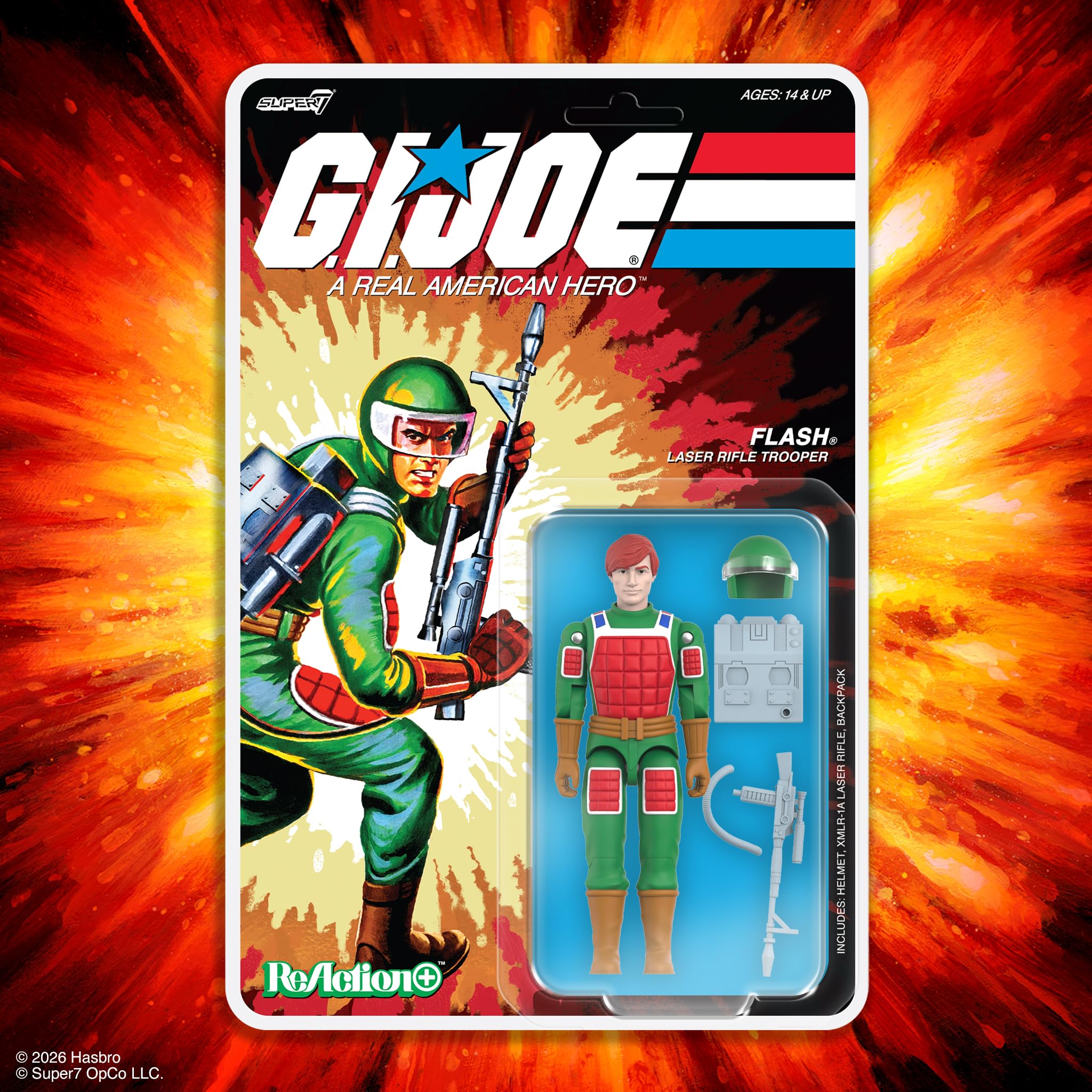 Amazon.com: Super7 Reaction+ G.I. Joe Flash (Comic) - 4
