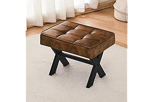 "LUE BONA": Eye-Catching 12" H Small Footstools for Enhanced Comfort