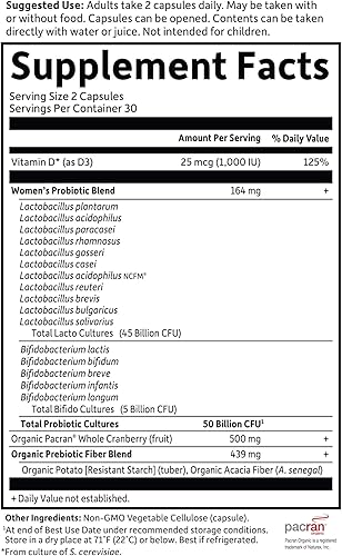 Miniatura 6 de Garden of Life - Dr. Formulated Probiotic Tract+ - Acidophilus Probiotic Apoya la Salud del Tracto Urinario, Equilibrio Digestivo - Gluten, Lácteos