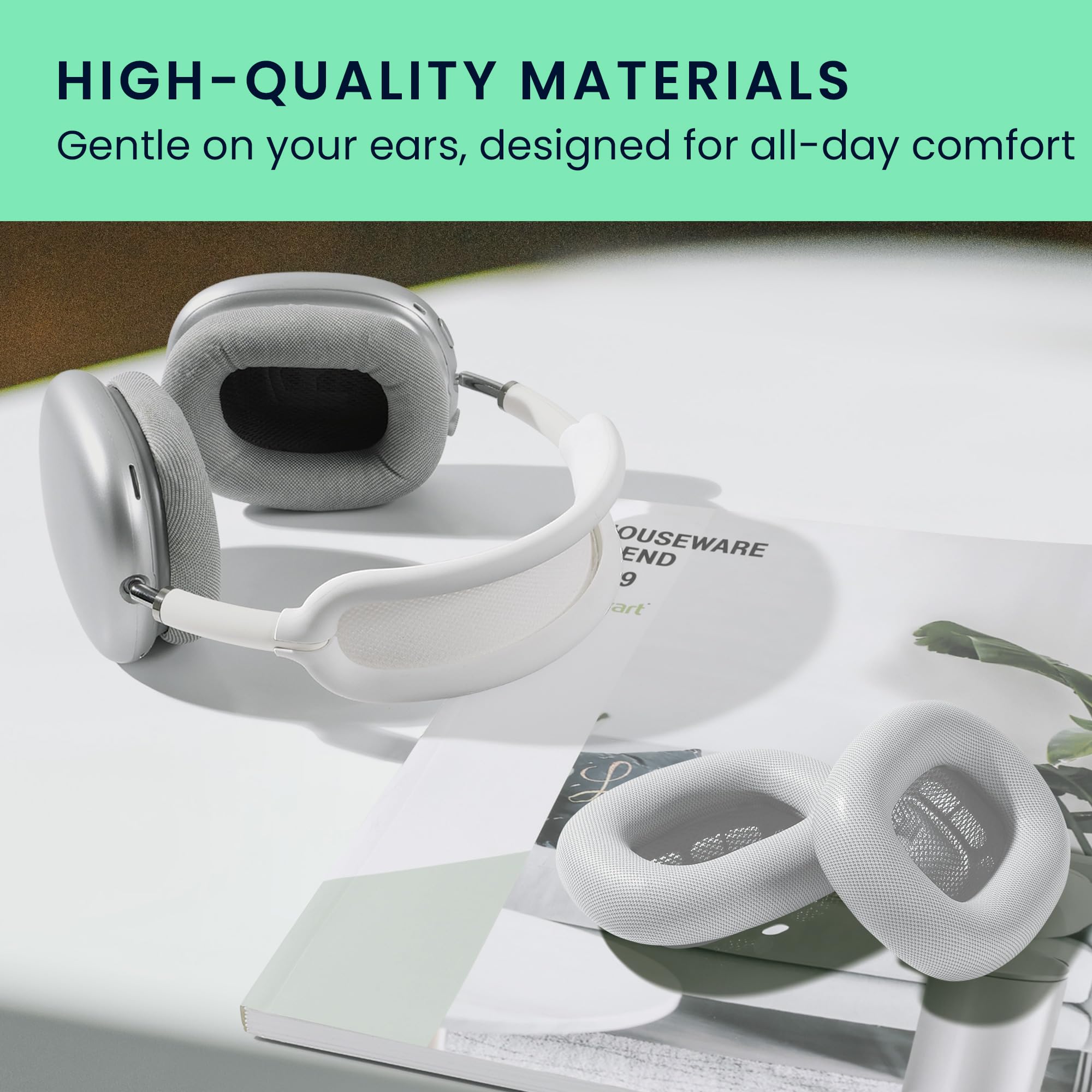 Amazon | kwmobile 2x ヘッドホンカバー Apple AirPods Max / AirPods
