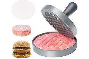 Durable Chinese Burger Maker With 50 Hamburger Patty Papers 4.6-inch