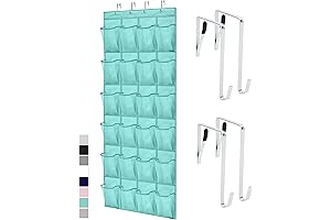 Gorilla Grip Breathable Cruise Essentials Space Saving Mesh Over the Door Organizer