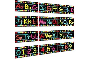 Learn Your ABCs with Style: Alphabet Bulletin Board Set with Numbers and Dots