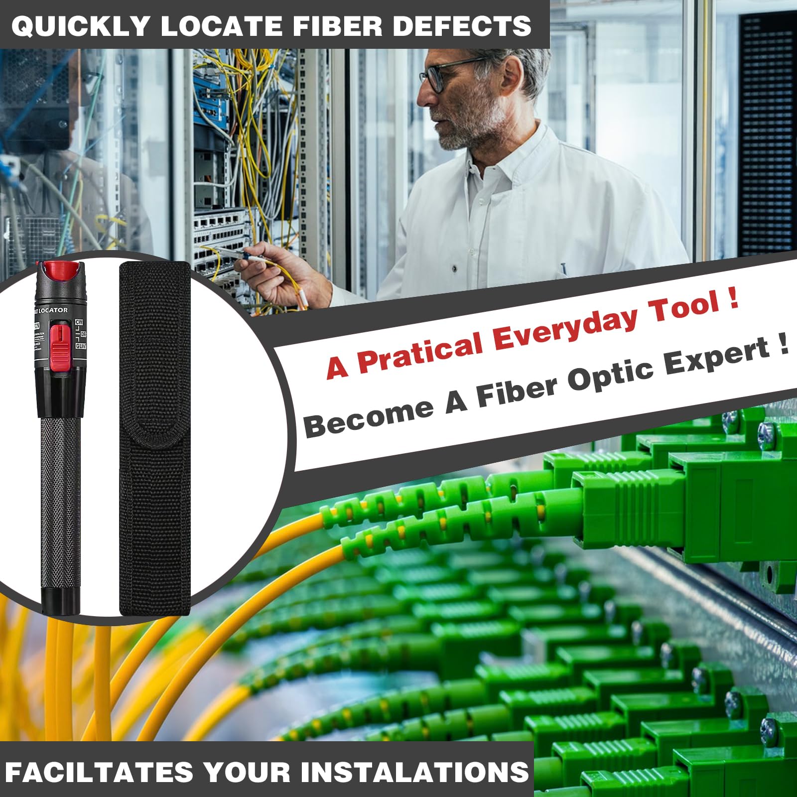 Localizzatore Di Guasti Visivi Con Penna Ottica Universale Da 30 MW Tester Per Cavi In Fibra Ottica 84509165