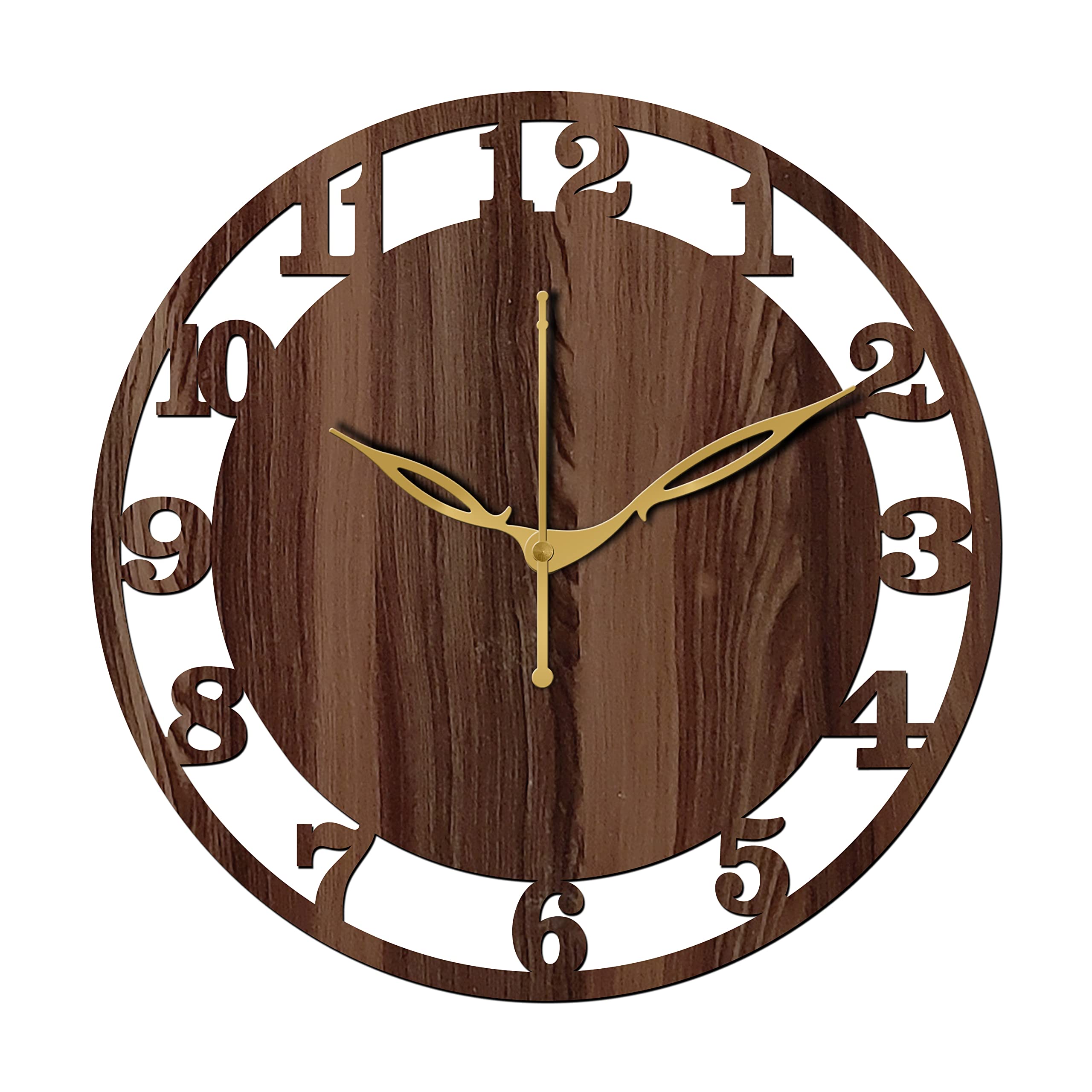 Freny Exim 10" Inch Wooden Analog Wall Clock (Wenge, Small Size, 25Cm X 25Cm)-028 (B09J56ST7Z) Amazon Price History, Amazon Price Tracker