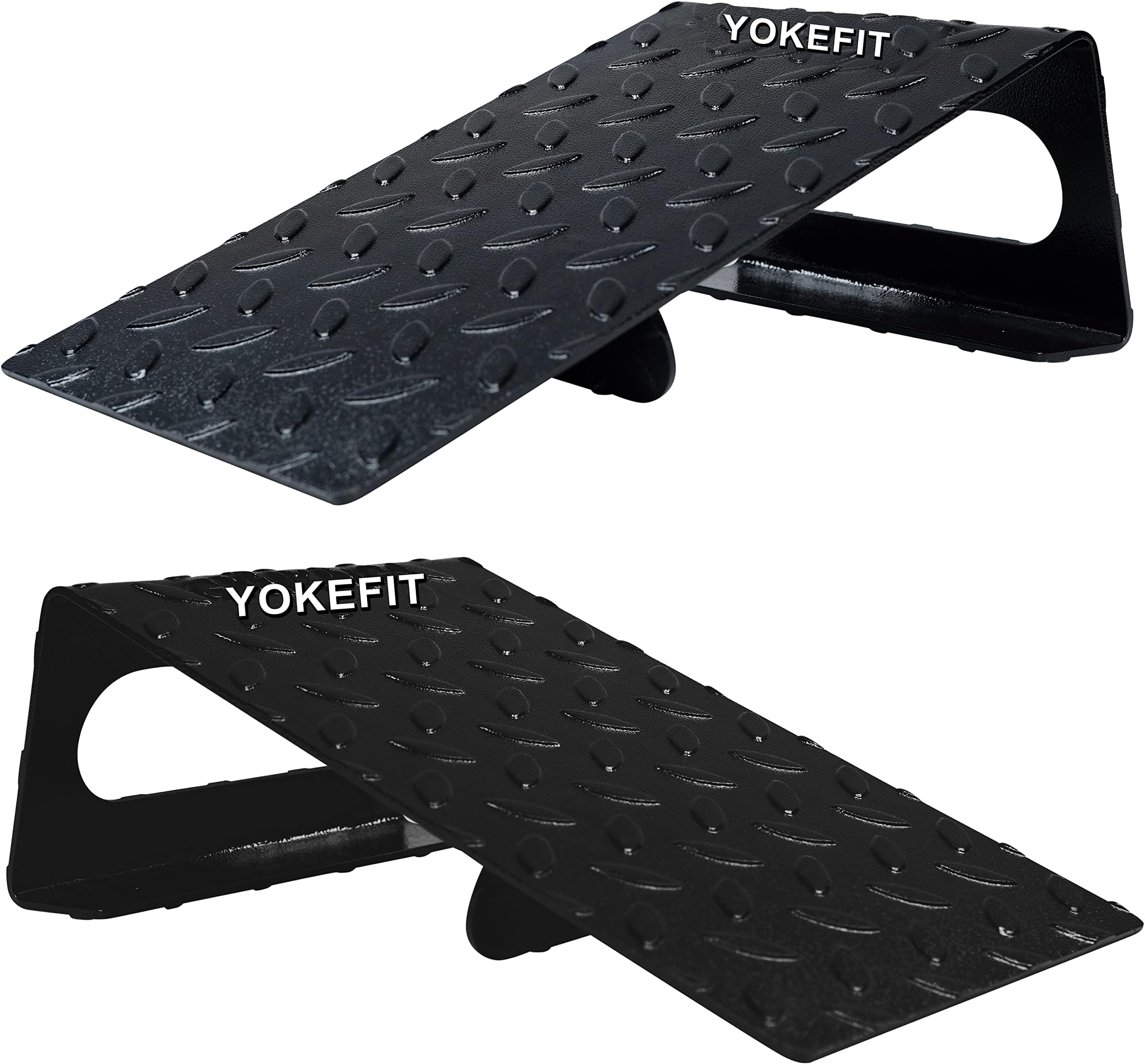 Squat Wedge – Professional Squat Ramp for Weightlifting and Fitness – Squat Platform- Slant Board for Heel Elevated Squats and Calf Raises – Heavy-Duty Anti-Slip Squat Blocks (20 Degrees)