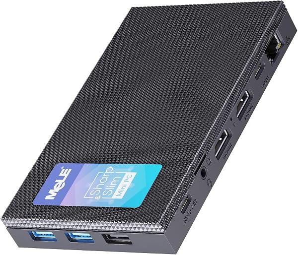 MeLE Quieter Fanless Mini PC N100 with Win11 Pro