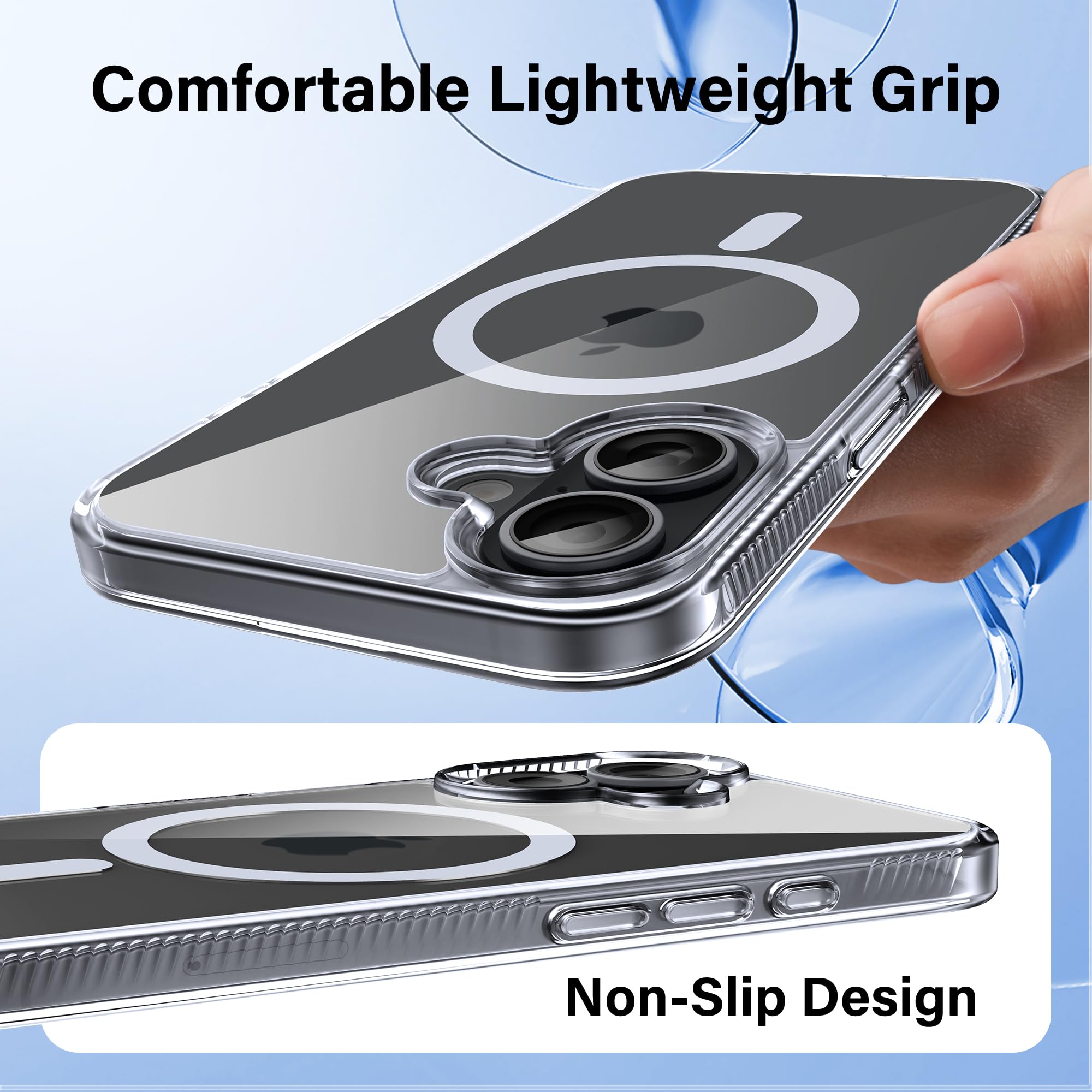 Amazon.co.jp: Supdeal iPhone 16 Plus 用 ケース MagSafe対応 透明な