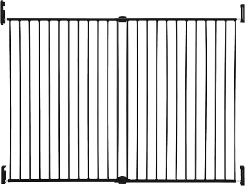 DreambabyBroadway Extra ancho y de alto puerta de ampliable con seguimiento tecnología., Negro