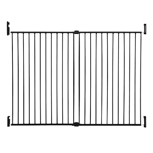 DreambabyBroadway Extra ancho y de alto puerta de ampliable con seguimiento tecnología., Negro