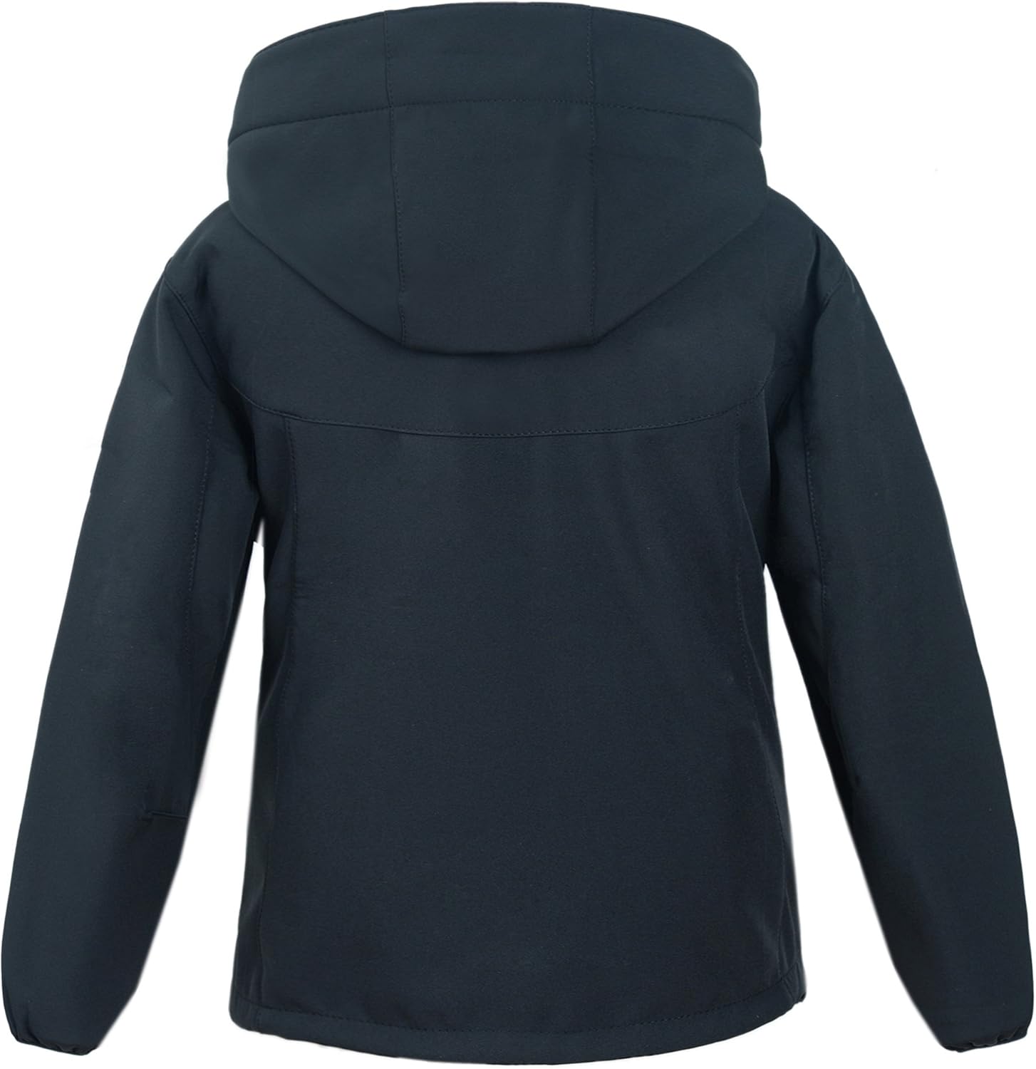 M2C Boys Girls Hooded Windbreaker Fleece Lined Softshell Jacket - Image 3