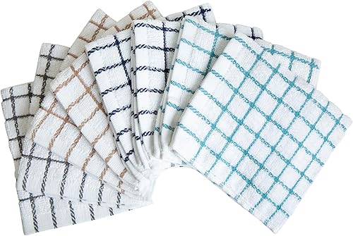 Miniatura 121 de Bumble - Toallas de cocina Toallas de cocina 100% algodón con lazo para colgar, 16 x 28 pulgadas, 380 GSM, juego de toallas de cocina absorbentes