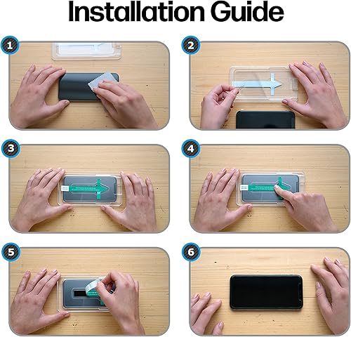 Miniatura 7 de Power Theory Paquete de 2 protectores de pantalla para iPhone SE de 2 y 3 generación, vidrio templado resistente a las roturas dureza 9H, fácil de